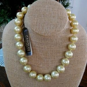Carolee Lux Large Pearls, NWT
